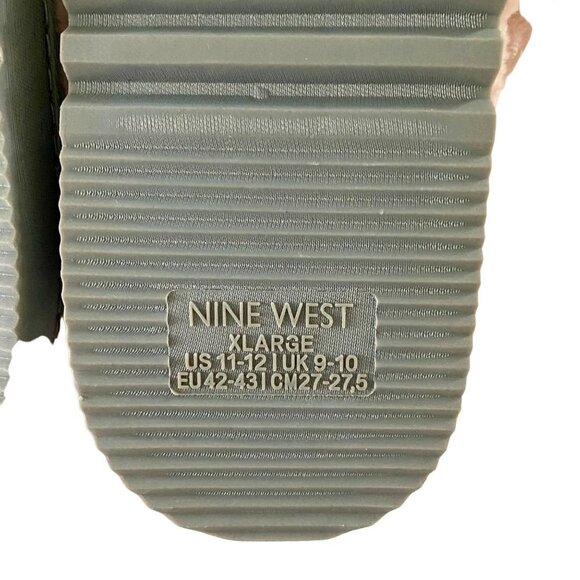 Nine West Cross Band Premium Slippers Open Toe House Slides Women's XL NEW - Picture 5 of 7